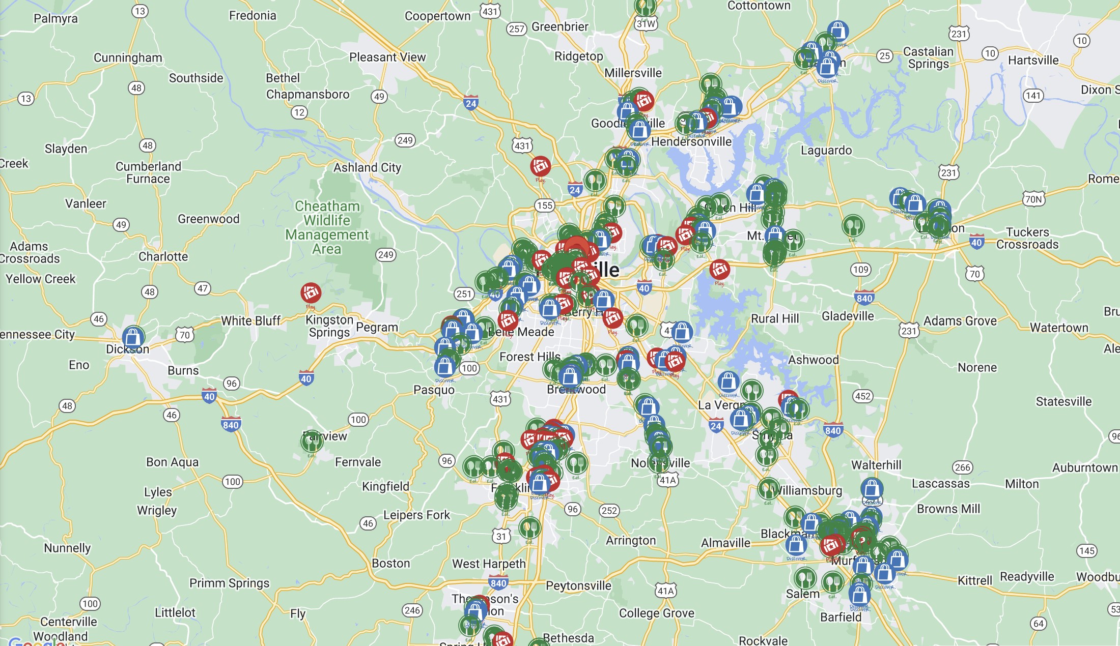 city saver savings map Nashville