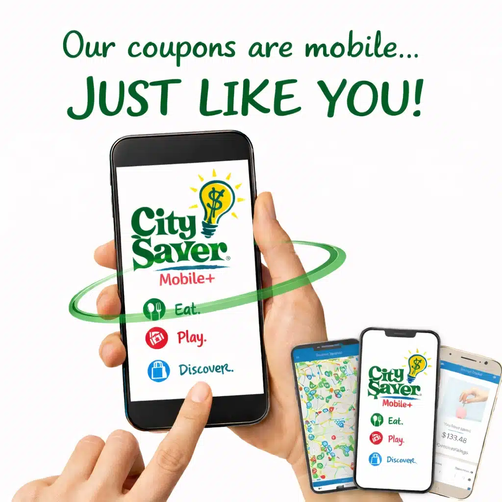 City Saver Mobile+ app coupons