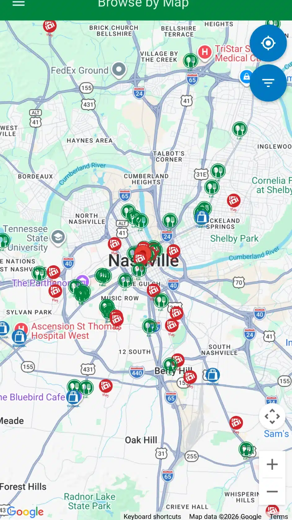 Interactive Savings Map